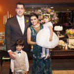 Tiago, Priscila leal, Rafael e Sara leal