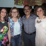 Waleska Quezado, Natércia Rios, Arthur e Lucila Novaes