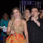 Patrícia Dias comemora seu níver em heliponto do LC Corporate