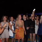 Patrícia Dias comemora seu níver em heliponto do LC Corporate