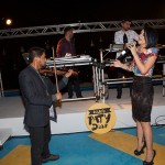 Patrícia Dias comemora seu níver em heliponto do LC Corporate