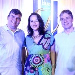 Marcelo Prado , Mariana Gibran e Luis Otavio Brandao