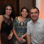 Mariana Viana, Ticiana e Daniel Demétrio_