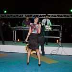 Patrícia Dias comemora seu níver em heliponto do LC Corporate