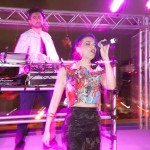 Patrícia Dias comemora seu níver em heliponto do LC Corporate