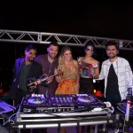 Patrícia Dias comemora seu níver em heliponto do LC Corporate