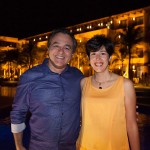 George Leitão e Telma Justa