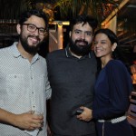Andre Myasaki, Tomaz Fernandes e Milena de Arruda