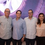 Sergio, Paulo, Serginho e Gina Fiuza