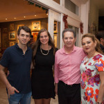 André Jereissati, Julie Duchemin, Claudio e Lenise Rocha