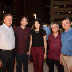 José, Daniel e Flávia Simões, Racine Mourão