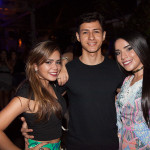 Julia Moura, Rodrigo Vieira e Amanda Rodrigues