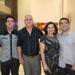 Lucas, Josias, Eliene e Thiago Valle