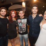 Pedro Victor, Livia Franco, Carlos Jr, Marcelo Franco e Ivana Pinheiro