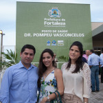 Pompeu, Nicole e Marília Vasconcelos