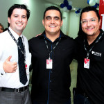 Artur  Bezerra , Leandro Paulin e Leopoudo Cabral