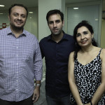 Adriano Nogueira , Vitor Queiroz e Neila Fontenele