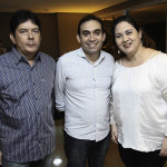 Carlos Viana , Roberto Cesar e Samia Carneiro