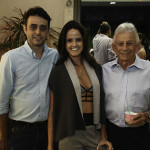 Roberto Caracas , Natali Pires e Albercio Araujo Lima
