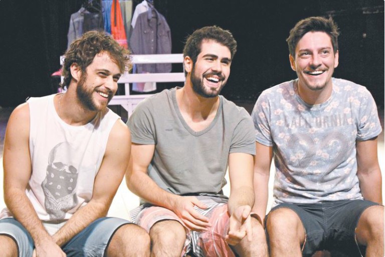 Espetáculo “Três na Pista” em cartaz este final de semana no Teatro Celina Queiroz.