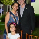 Germano, Elisângela e Maria Rosa Palácio