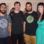 Johnny Cardoso, Rafael Neves, Vitor Eleotério e Carolina Figueiredo