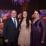 Jorge, Julya e Anny Wanderley