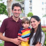 João , João Braga e Marcela Braga