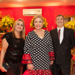 Sara Danann,  Priscila Cavalcanti e Rinaldo Carvalho