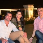 José Jorge Vieira,  Nathália Fernandes e Carlos Rocha