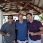 Mauro Cesar, Paulo Quindere e Danilo Regis