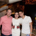 Cláudio Rocha, Adriana Queiroz e o aniversariante