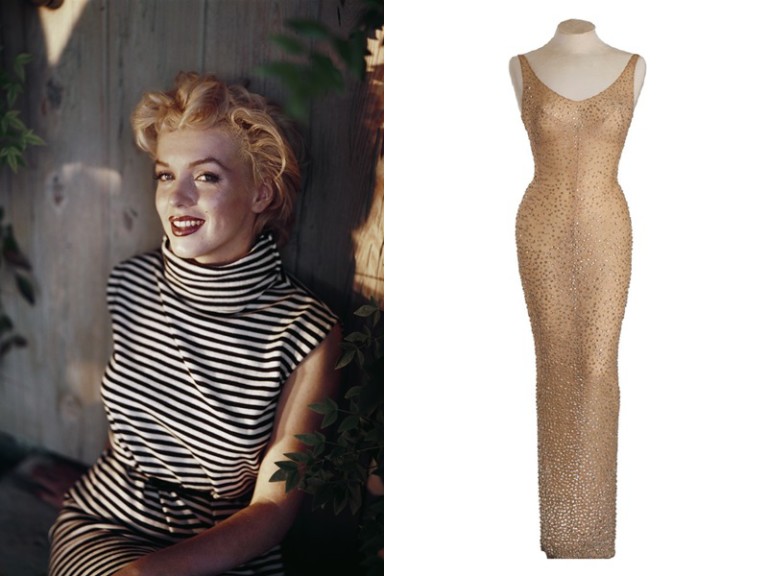 Leilão de vestido usado por Marilyn Monroe