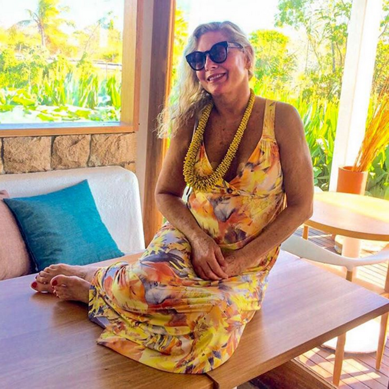 Vera Fischer esteve em Fortaleza esse final de semana.