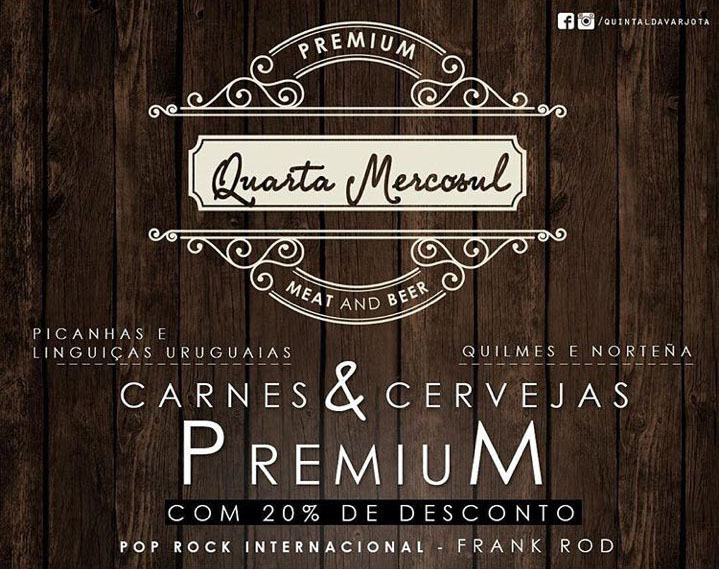 “Quarta Mercosul” no Quintal da Varjota