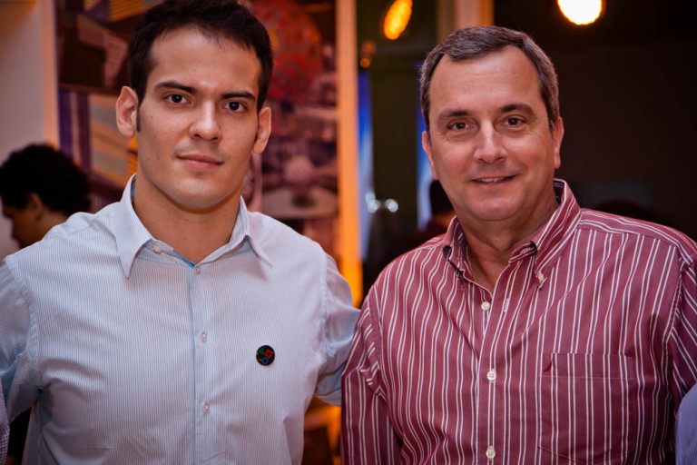 Renato Leitão e Kalil Otoch no lançamento da Reata Arquitetura e Engenharia