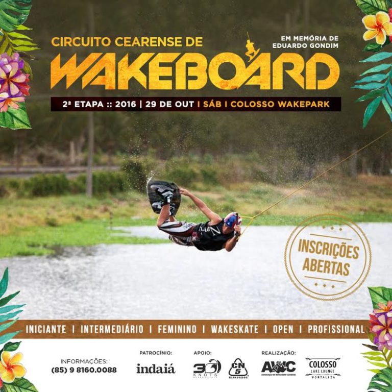 Circuito Cearense de Wakeboard no Colosso Lake Lounge