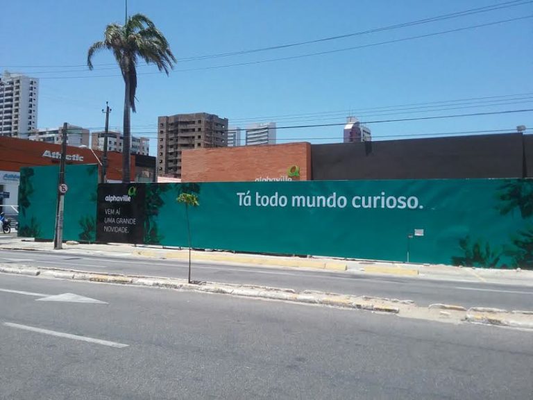 Alphaville Urbanismo gera expectativa com ação de marketing inovadora em Fortaleza