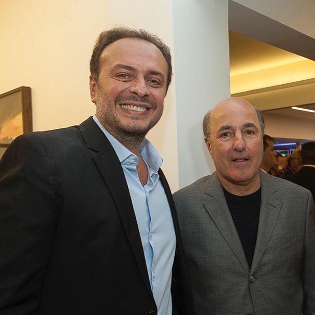Adriano Nogueira e Silvio Frota na inauguração do Museu da Fotografia Fortaleza