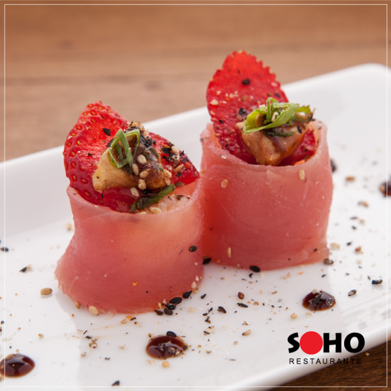 Sushis exclusivos no Soho Restaurante