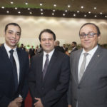 Leonardpo Araujo, Evandro Leitão e Tim Gomes