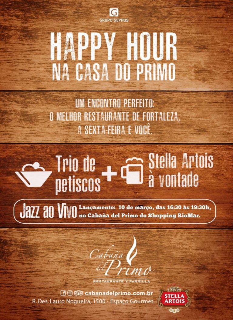 Happy Hour no Cabaña del Primo