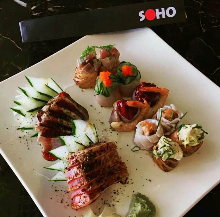 A culinária oriental impécavel do Soho Restaurante