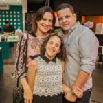 Luciana , Maria Clara e Augusto Borges