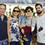 Cláudio, Lenise, Bento, Paula e Felipe Rocha