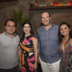 Gentil e Lia Linhares, Alexandre Reis e Kasume Miura
