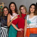Lilian Porto, Ticiana Mendes, Ana Cristina Mendes, Giulia Viana e Vinicius Machado