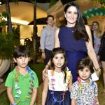Enzo, Lizie, Aline e Antonio Pinho