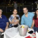 Luiz Alberto, Fatima, Maria Clara, Roberto e Dalma Carvalho