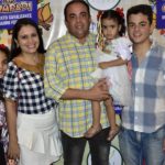 Monica, Aline, Teco, Sara e Luiz Paulo Rocha